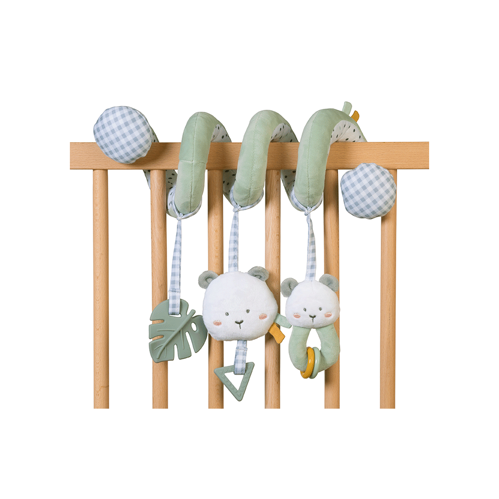 Jucarie zornaitoare din plus, spirala, design , œSweet Fun, Mint