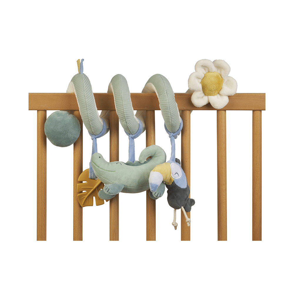 Jucarie zornaitoare din plus, spirala, design , œSweet Fun, Hunter Mint