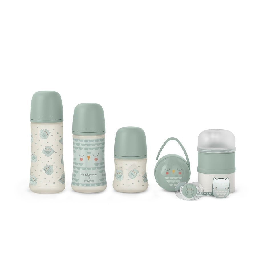 Set de start BONHOMIA 7 piese, menta, Suavinex