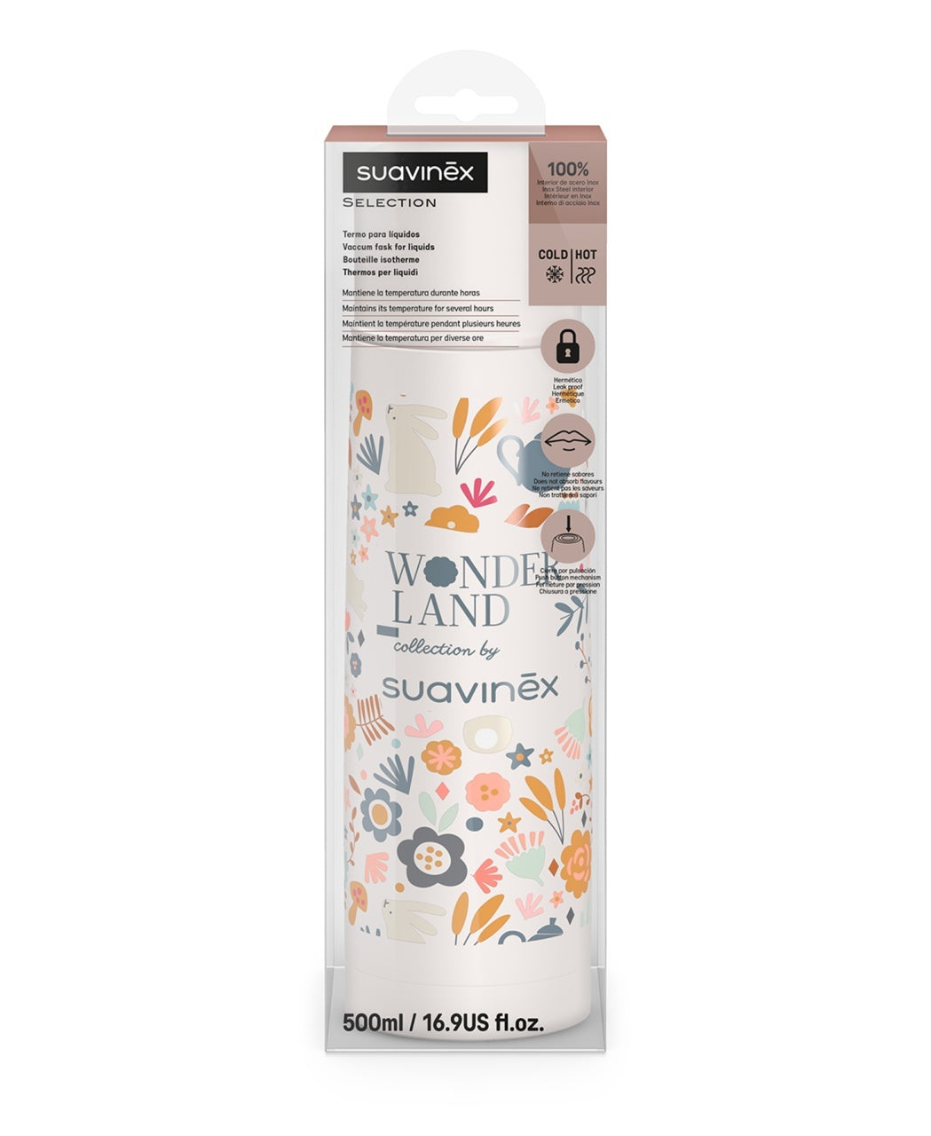 Termos pentru lichide Wonder, 500 ml, liberty, Suavinex