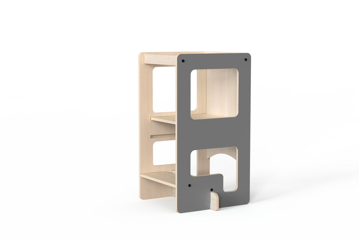 Turn de invatare multifunctional Kule Flip, Gri, MamaToyz