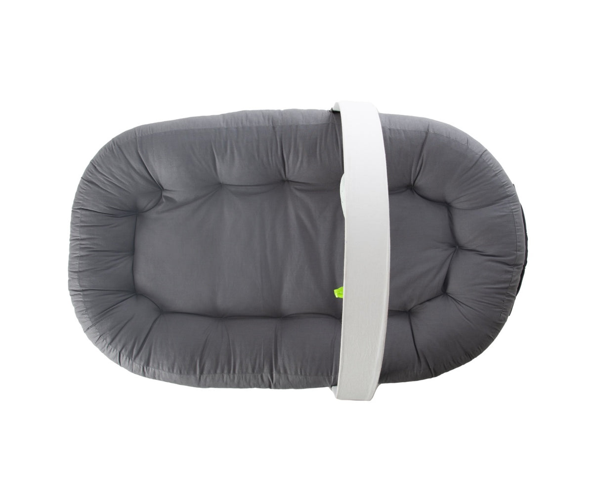 Babynest cu bara de jucarii, BabyJem, antracit