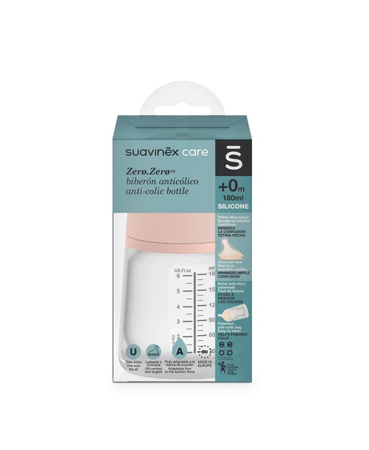 Biberon cu debit variabil Zero Zero 180 ml Suavinex