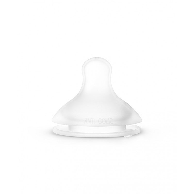 Biberon din silicon, 150ml, SX Pro debit lent, albastru, Suavinex