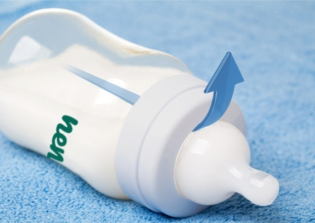 Biberon Neno 150 ml cu tetina silicon, anti-colici, debit lent
