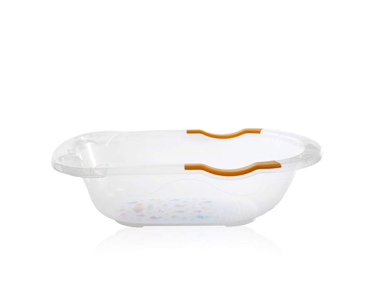 Cadita transparenta cu dop de scurgere, Babyjem