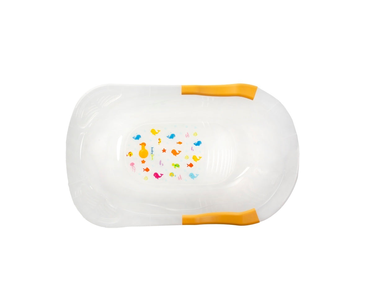 Cadita transparenta cu dop de scurgere, Babyjem