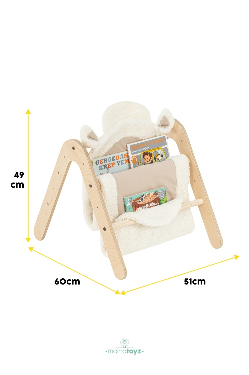 Centru activitati Montessori 2in1 - loc de joaca si biblioteca Gimy, MamaToyz