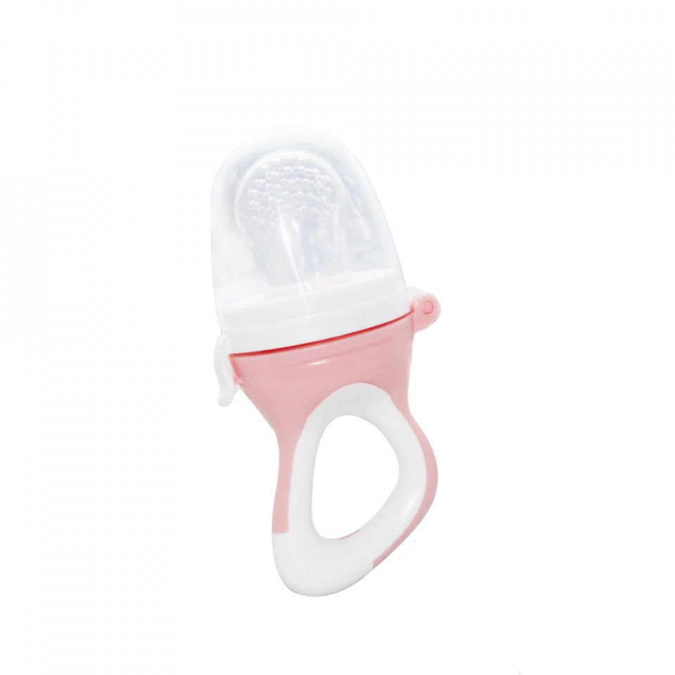 Dispozitiv de hranire din silicon BabyJem Fruits and Vegetables (Culoare: Bleu)