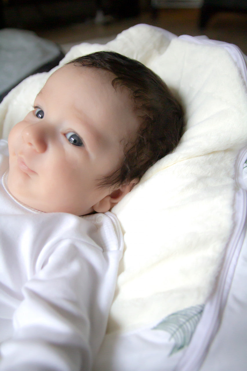Fotoliu pentru bebelusi cu ham de siguranta BabyJem