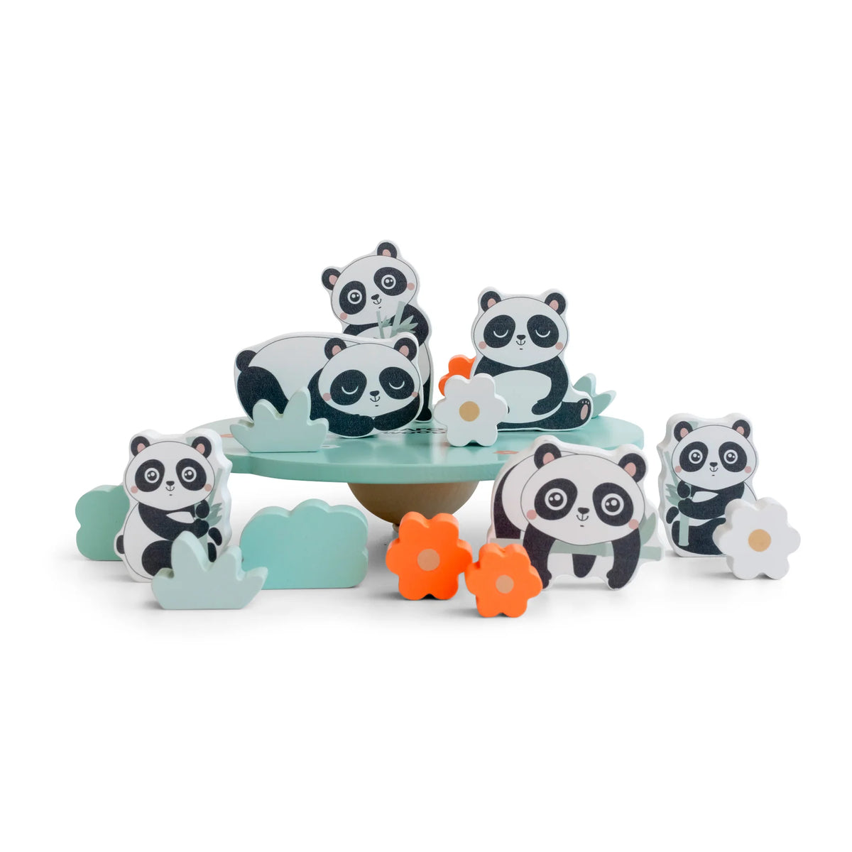 Joc de Echilibru din Lemn FSC Saro Baby , zSlow Life,   ,   Panda   Coordonare E i Rabdare 3A+