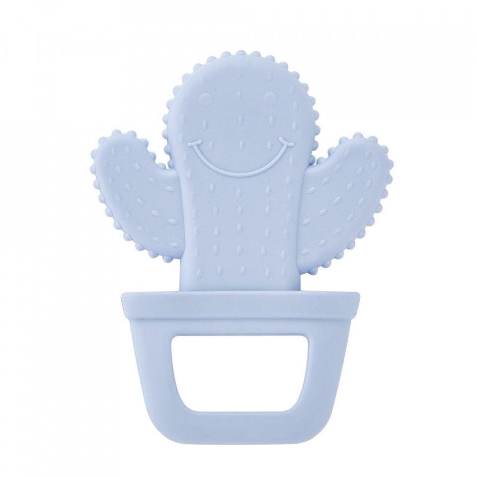 Jucarie dentitie BabyJem Cactus (Culoare: Bleu)