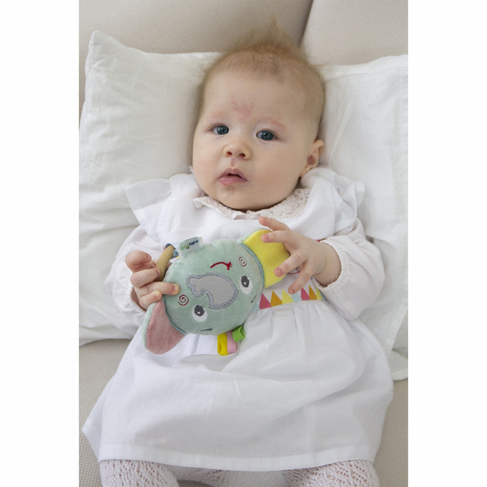 Jucarie pentru bebelusi BabyJem Elephant Toy (Culoare: Bleu)