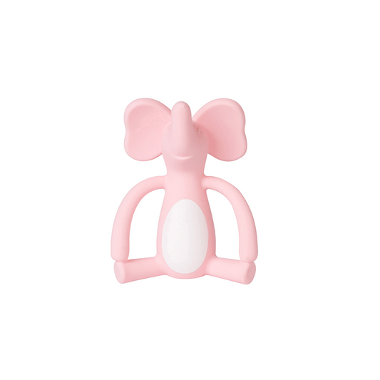 Jucarie senzoriala pentru dentitie din silicon,   Sweet  Fun    Rose