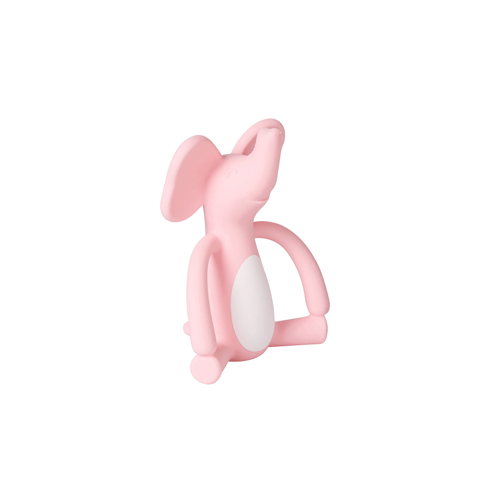 Jucarie senzoriala pentru dentitie din silicon,   Sweet  Fun    Rose