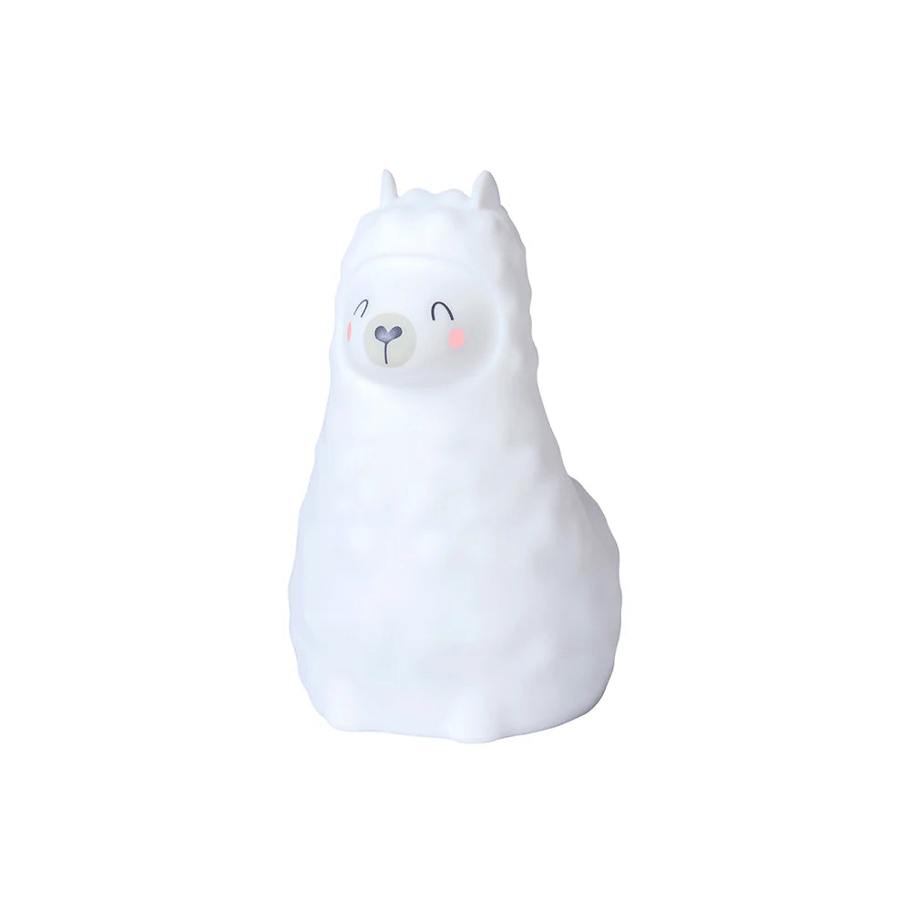 Lampa de veghe din silicon premium, diverse lumini, Tactil, Led, Wild Alpaca, alb