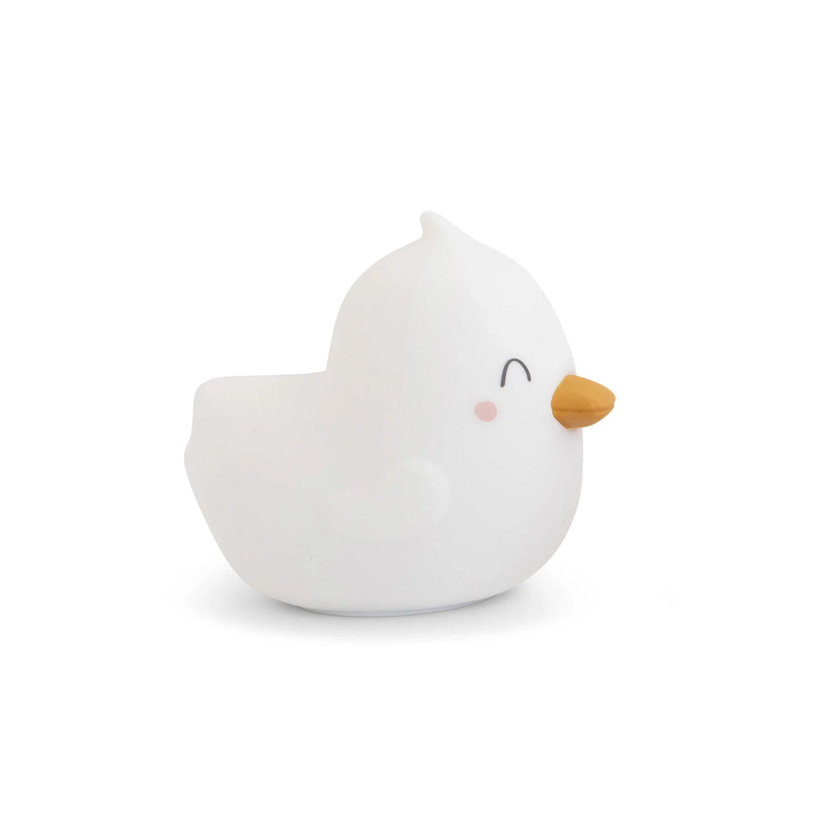 Lampa de veghe din silicon premium, diverse lumini, USB tip C, Led, Bright Duck, White