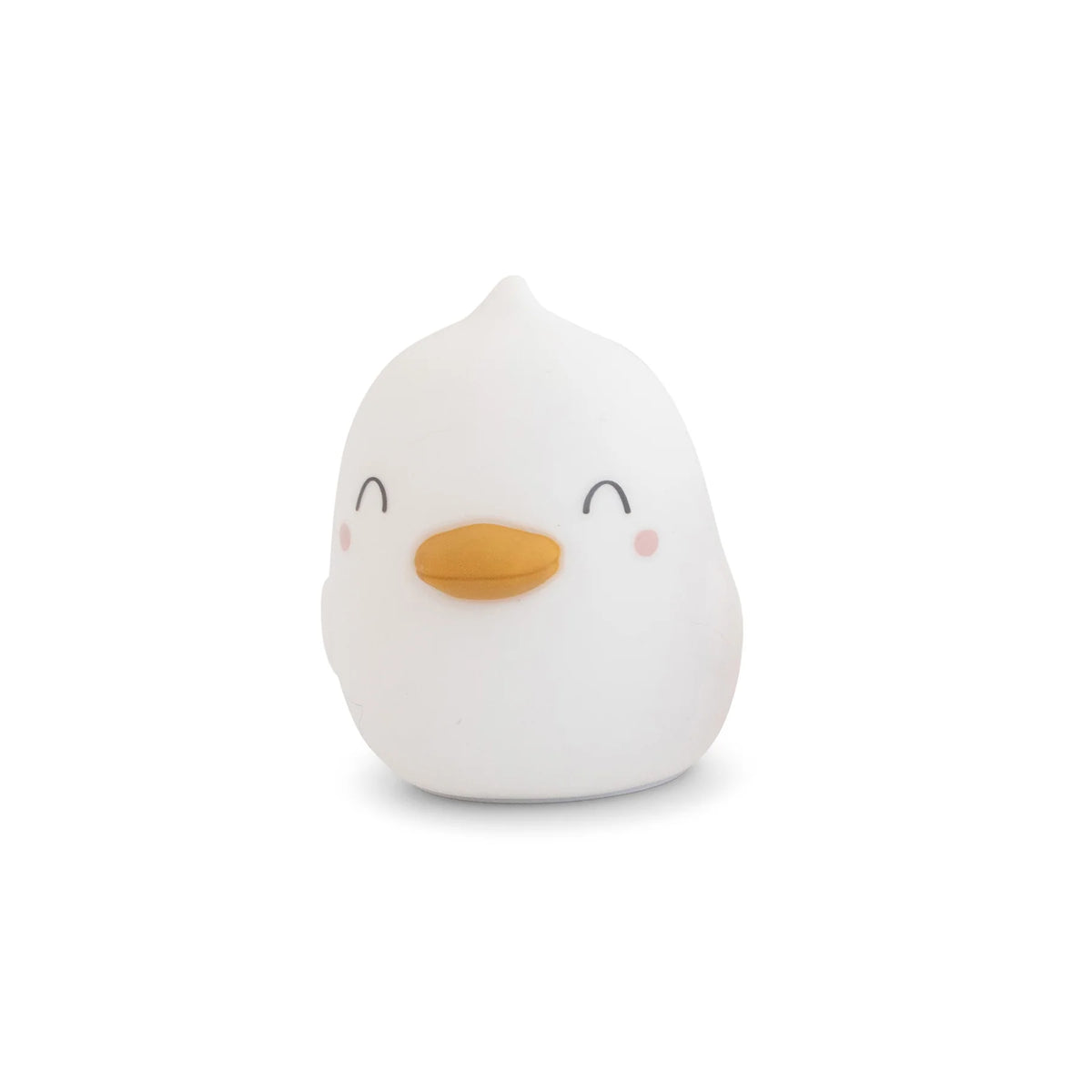 Lampa de veghe din silicon premium, diverse lumini, USB tip C, Led, Bright Duck, White