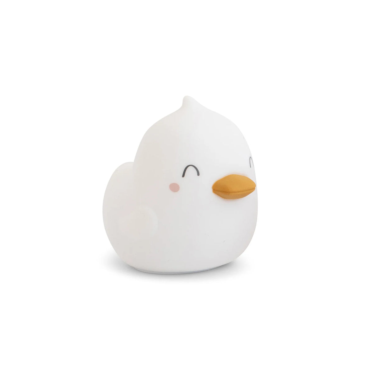 Lampa de veghe din silicon premium, diverse lumini, USB tip C, Led, Bright Duck, White