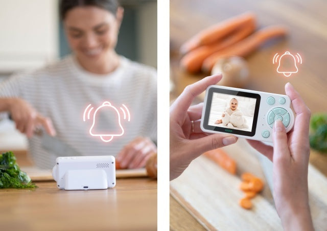 Neno Bambino – monitor electronic pentru bebeluși cu receptor wireless