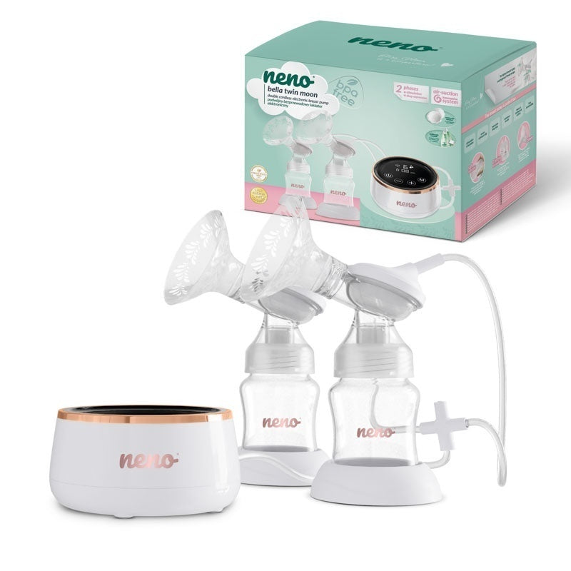 Neno Bella Twin Moon - pompă de sân electrică dublă, fără fir