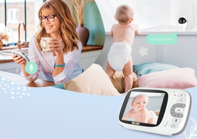 Neno Berkano – monitor electronic pentru bebeluși cu receptor wireless