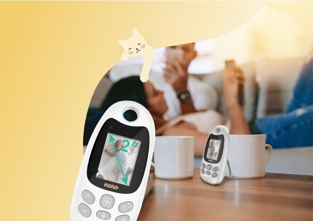 Neno Gato 2 – monitor electronic pentru bebeluși cu receptor wireless