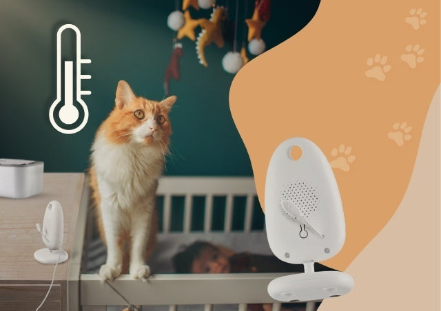 Neno Gato 2 – monitor electronic pentru bebeluși cu receptor wireless