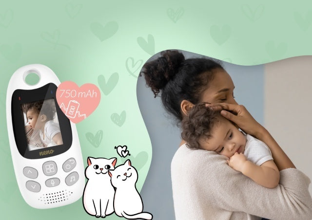 Neno Gato 2 – monitor electronic pentru bebeluși cu receptor wireless
