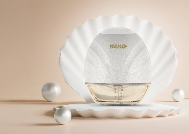 Neno Perla – pompă de sân electronică premium, fără fir, cu trei faze, în formă de scoică