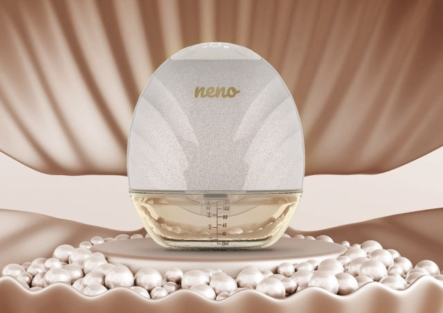 Neno Perla – pompă de sân electronică premium, fără fir, cu trei faze, în formă de scoică