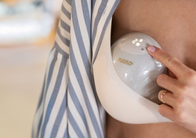 Neno Perla – pompă de sân electronică premium, fără fir, cu trei faze, în formă de scoică
