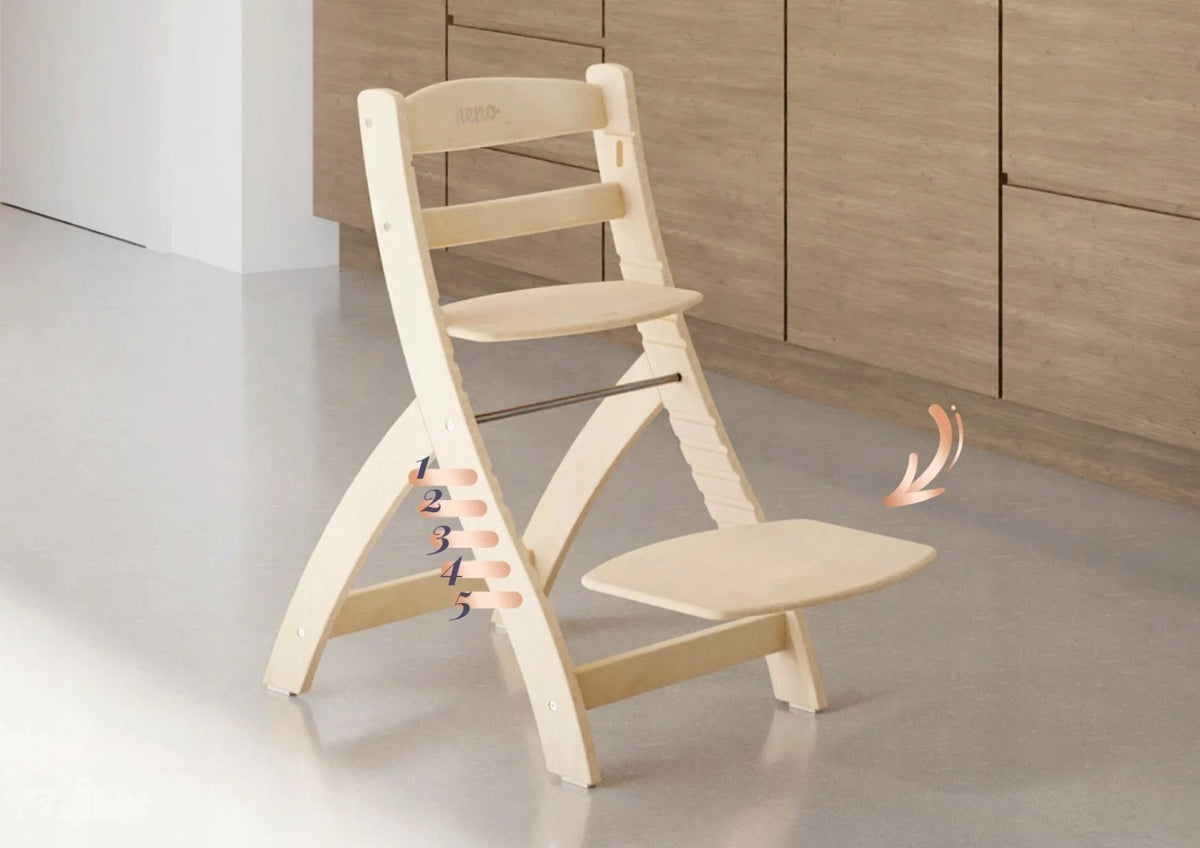 Neno Pino – Scaun de masa din lemn 2 in 1