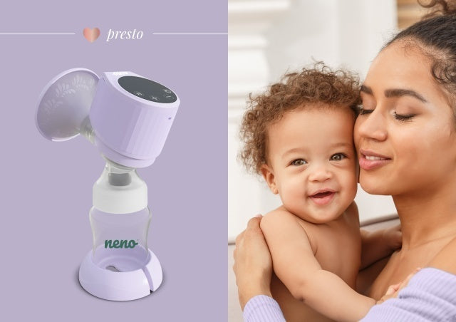Neno Presto – Pompa de sân fără fir cu trei faze