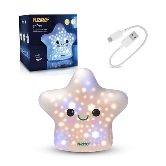 Neno Shine – lampă de noapte din silicon pentru copii, în formă de stea