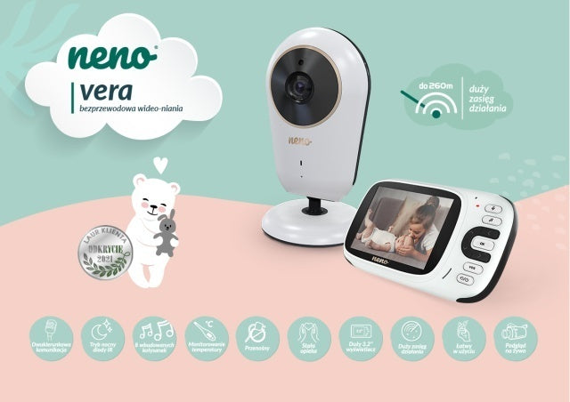 Neno Vera – baby monitor cu receptor wireless