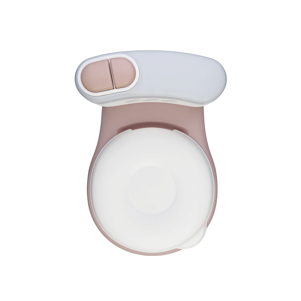 Olita de tip WC, muzicala, alb si rose