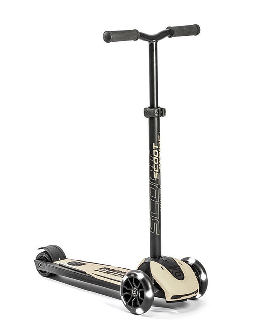 Trotineta Premium Copii Scoot  Ride Highwaykick 5 LED Ash ,   Reglabila, Roti Luminoase, 5 Ani+, pana la 80 kg