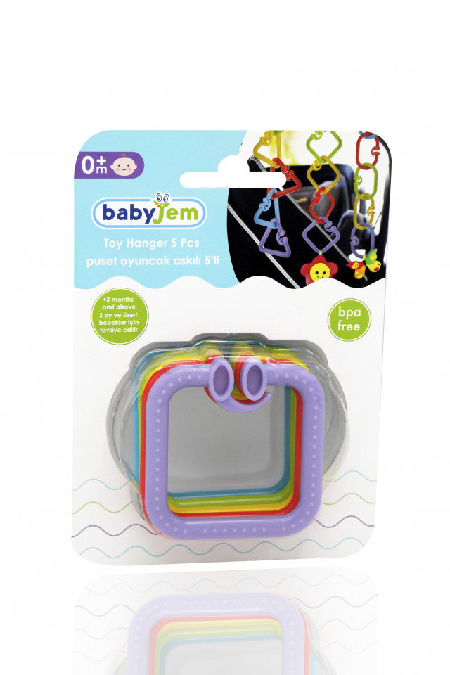 Set 5 inele multifunctionale BabyJem (Model: Ovale)
