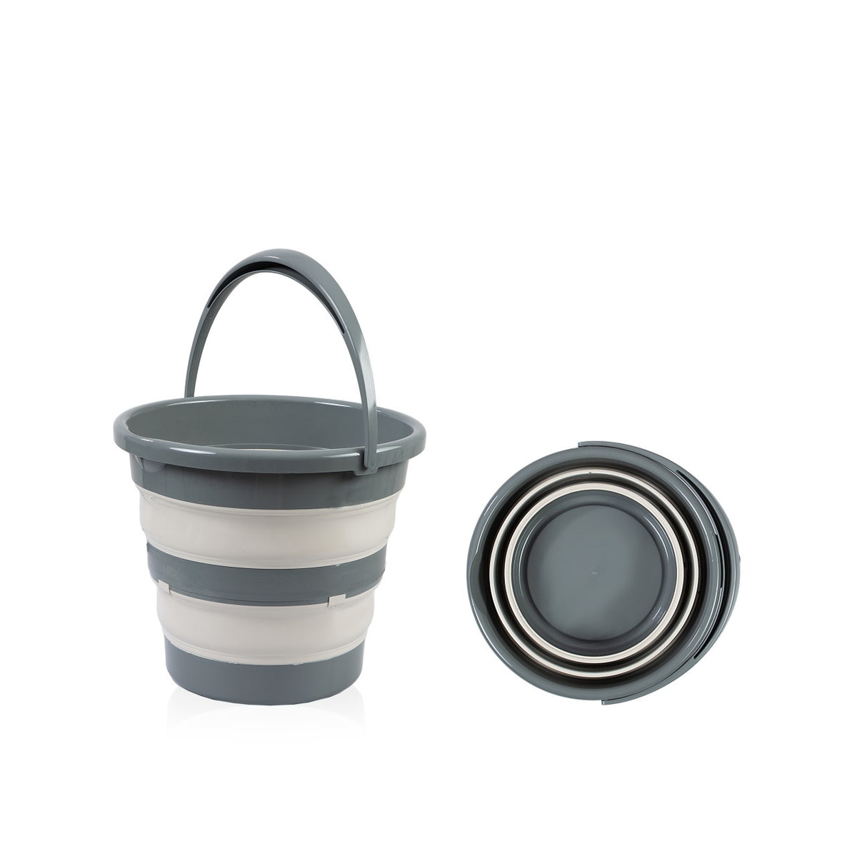 Set cadita pliabila de baie Babyjem, 5 piese, antracit