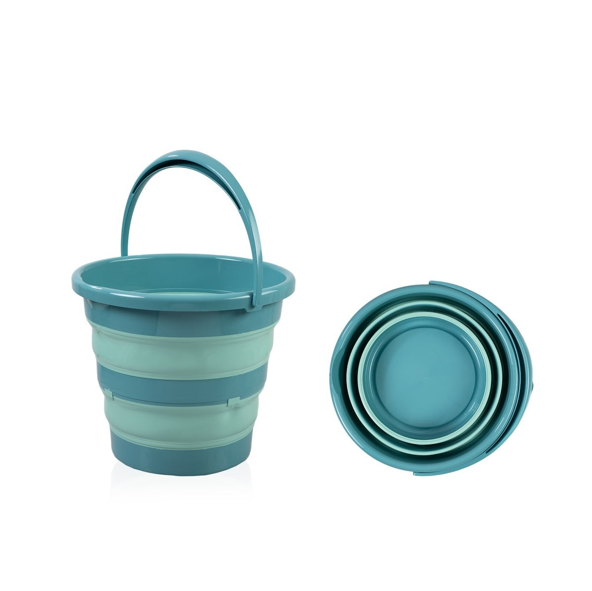 Set cadita pliabila de baie Babyjem, 5 piese, turcoaz