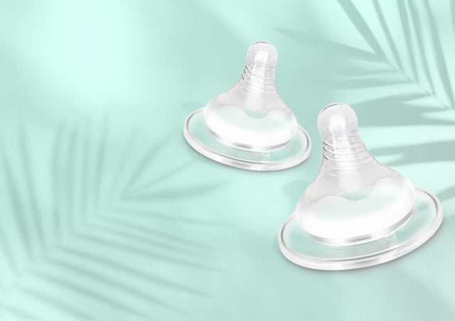 Set de 2 tetine anticolici pentru biberoane Neno S