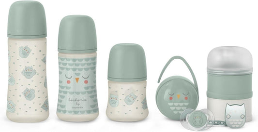 Set de start BONHOMIA 7 piese, menta, Suavinex