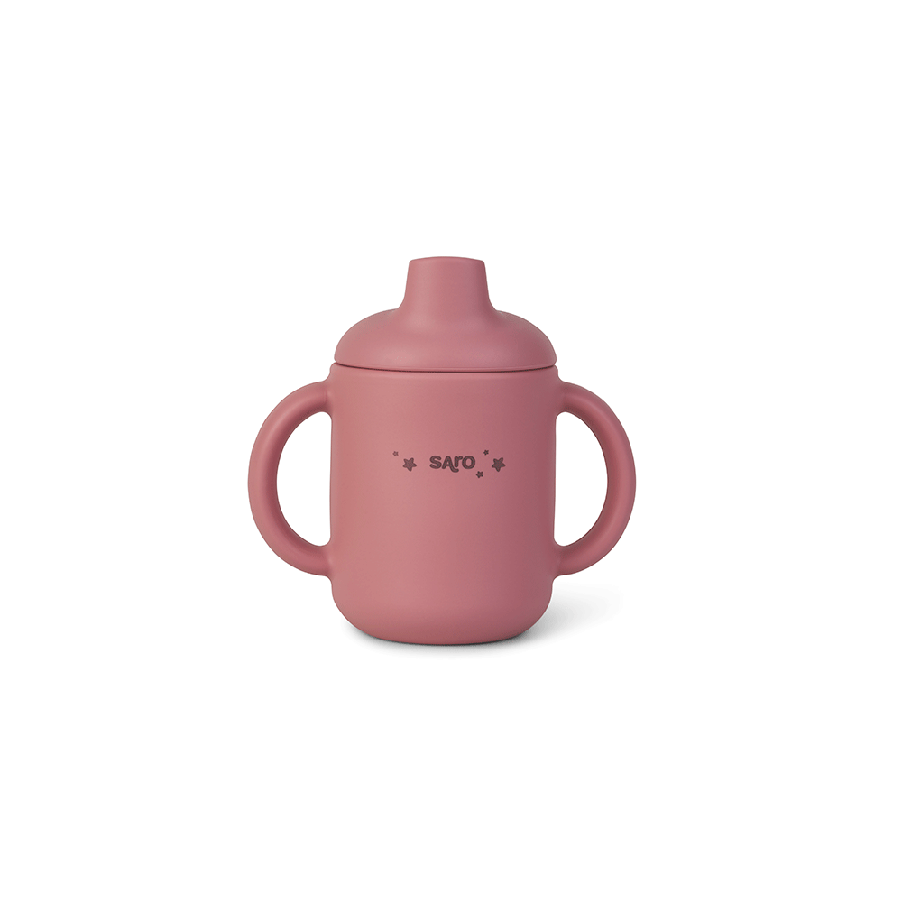 Set diversificare bebeluE i, silicon alimentar premium, 4 piese ,   farfurie sectionata, lingurita, furculita, cana ,    , œFood  Fun,   Pink