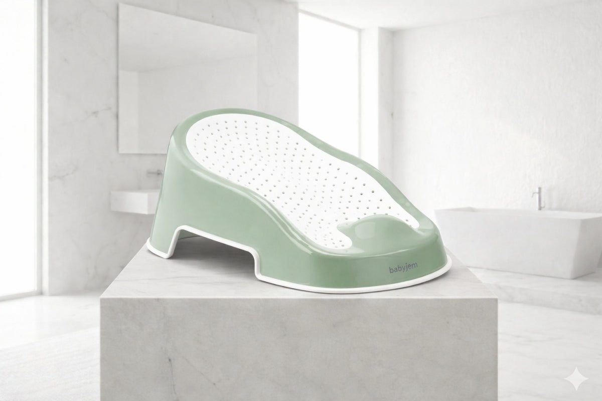 Suport pentru baie Soft Touch BabyJem, Verde