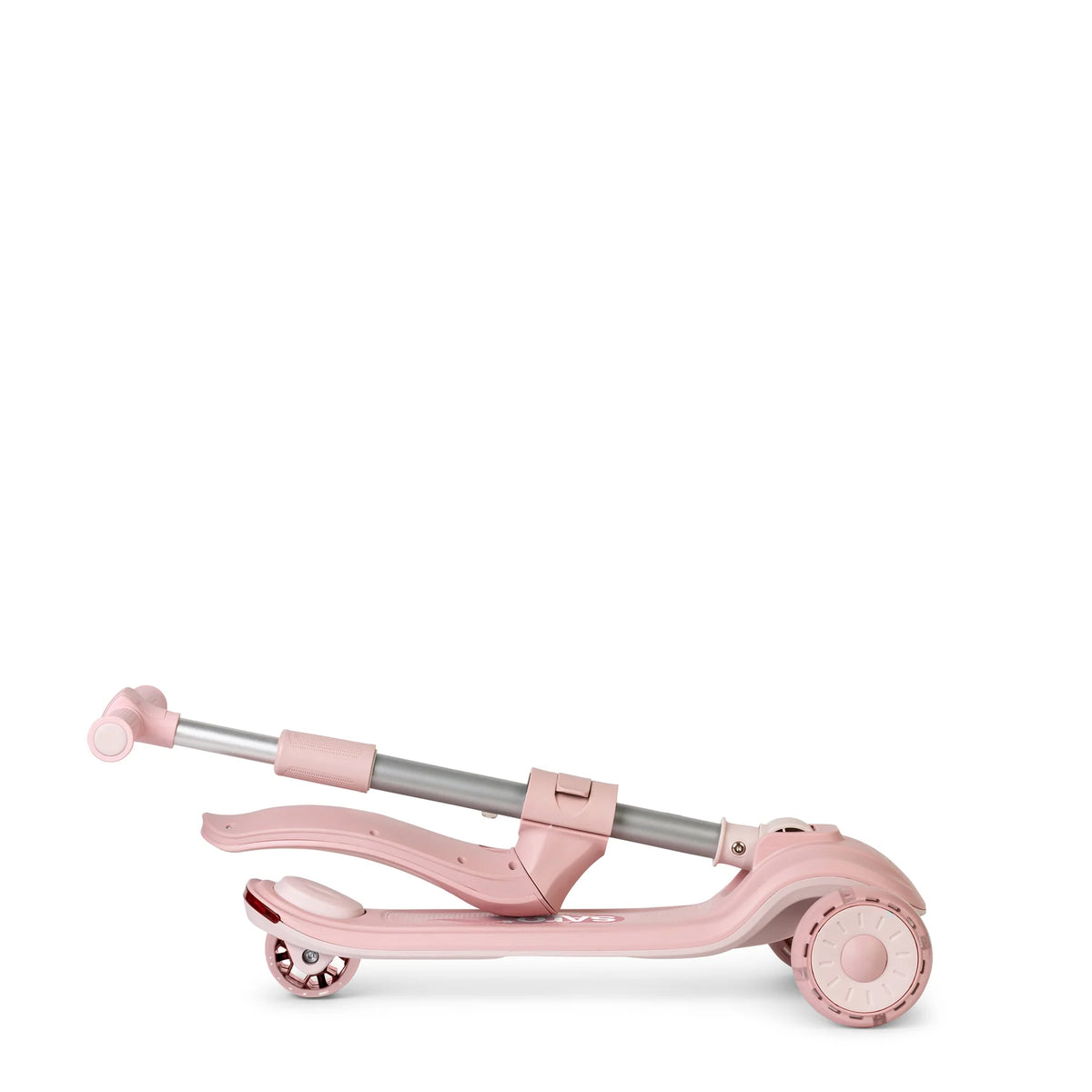 Trotineta evolutiva 2 A n 1 Saro , œCool Rider,   Pink, 12 luni+, pliabila, cu scaunel, Bluetooth + difuzor, roti LED, frana spate, max. 50 kg