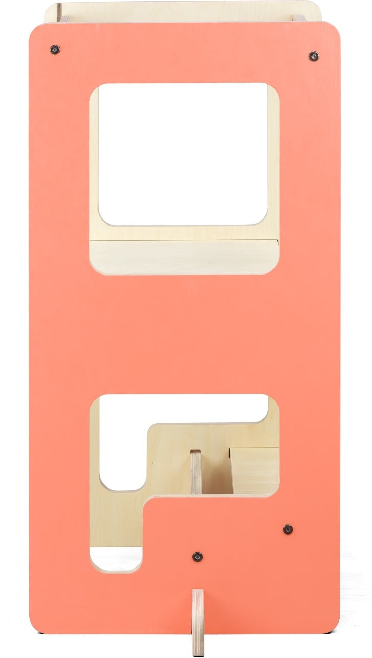 Turn de invatare multifunctional Kule Flip, Roz, MamaToyz