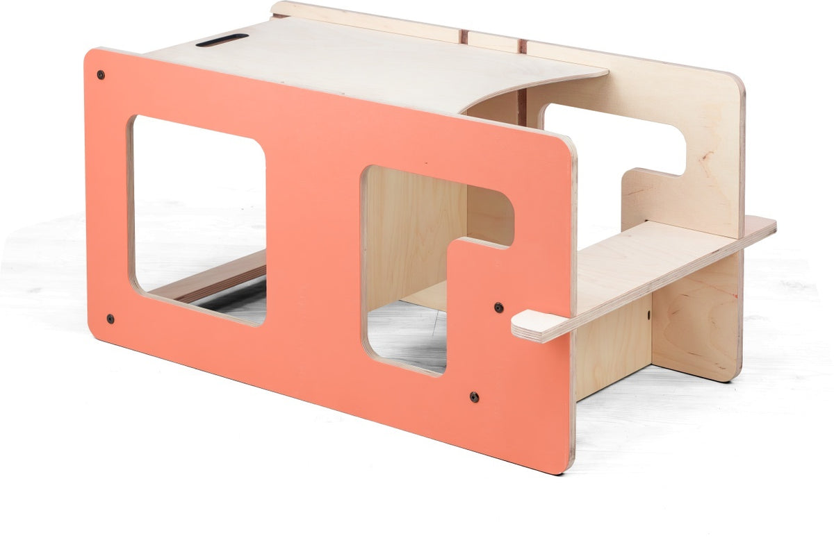 Turn de invatare multifunctional Kule Flip, Roz, MamaToyz