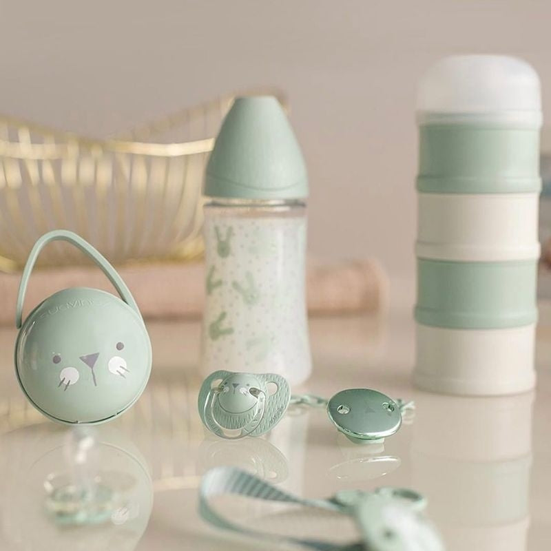 Welcome baby set, verde, Hygge Suavinex