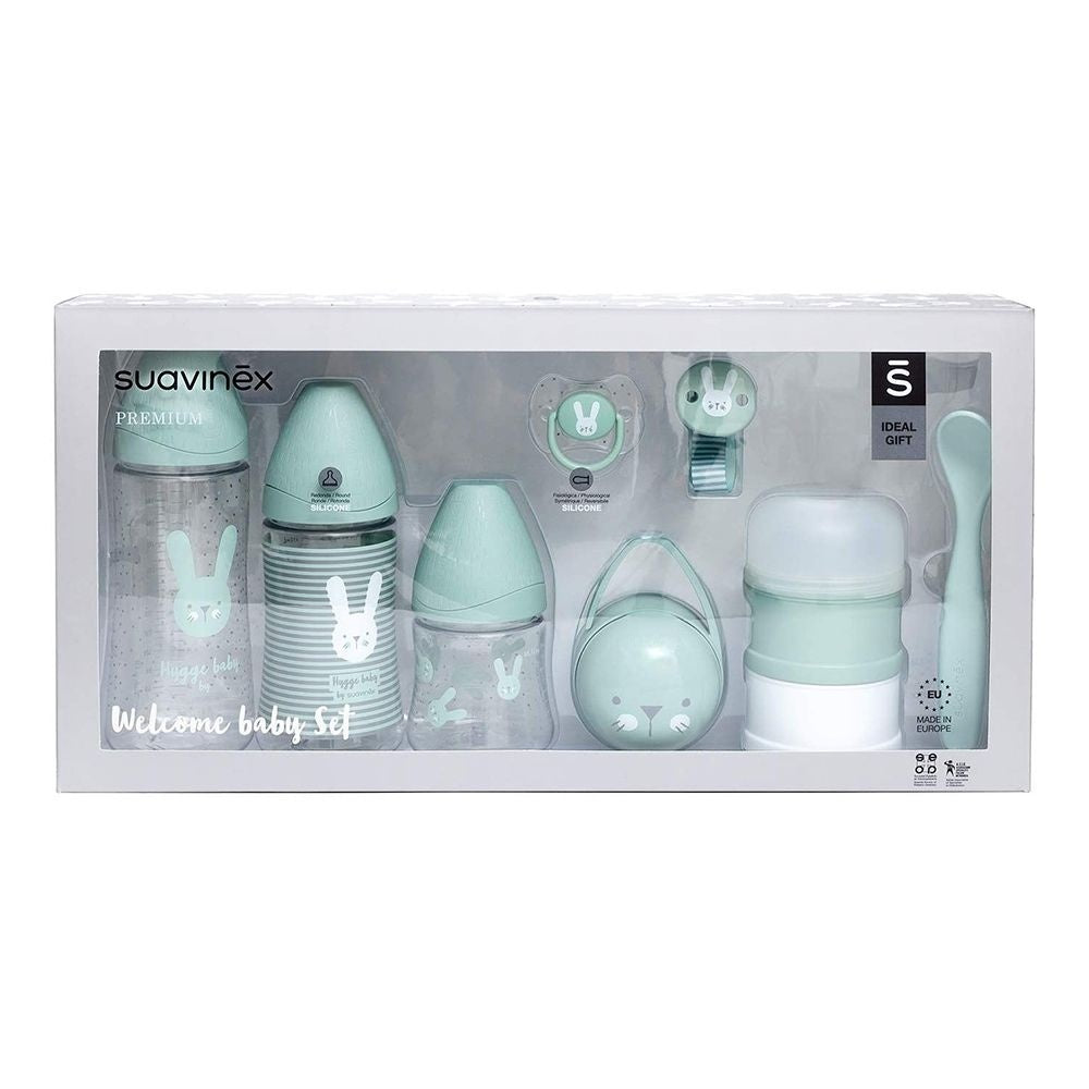 Welcome baby set, verde, Hygge Suavinex